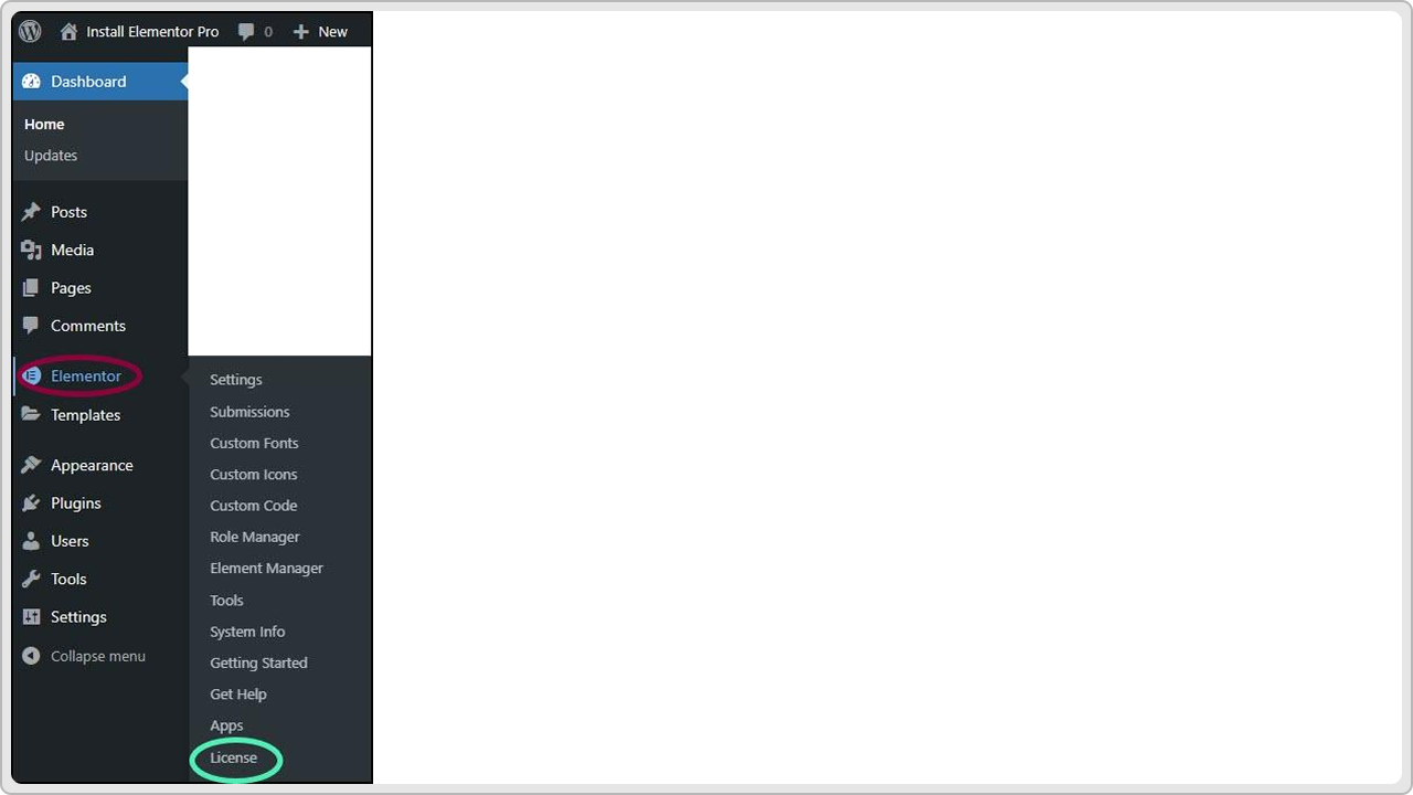 Activating your license