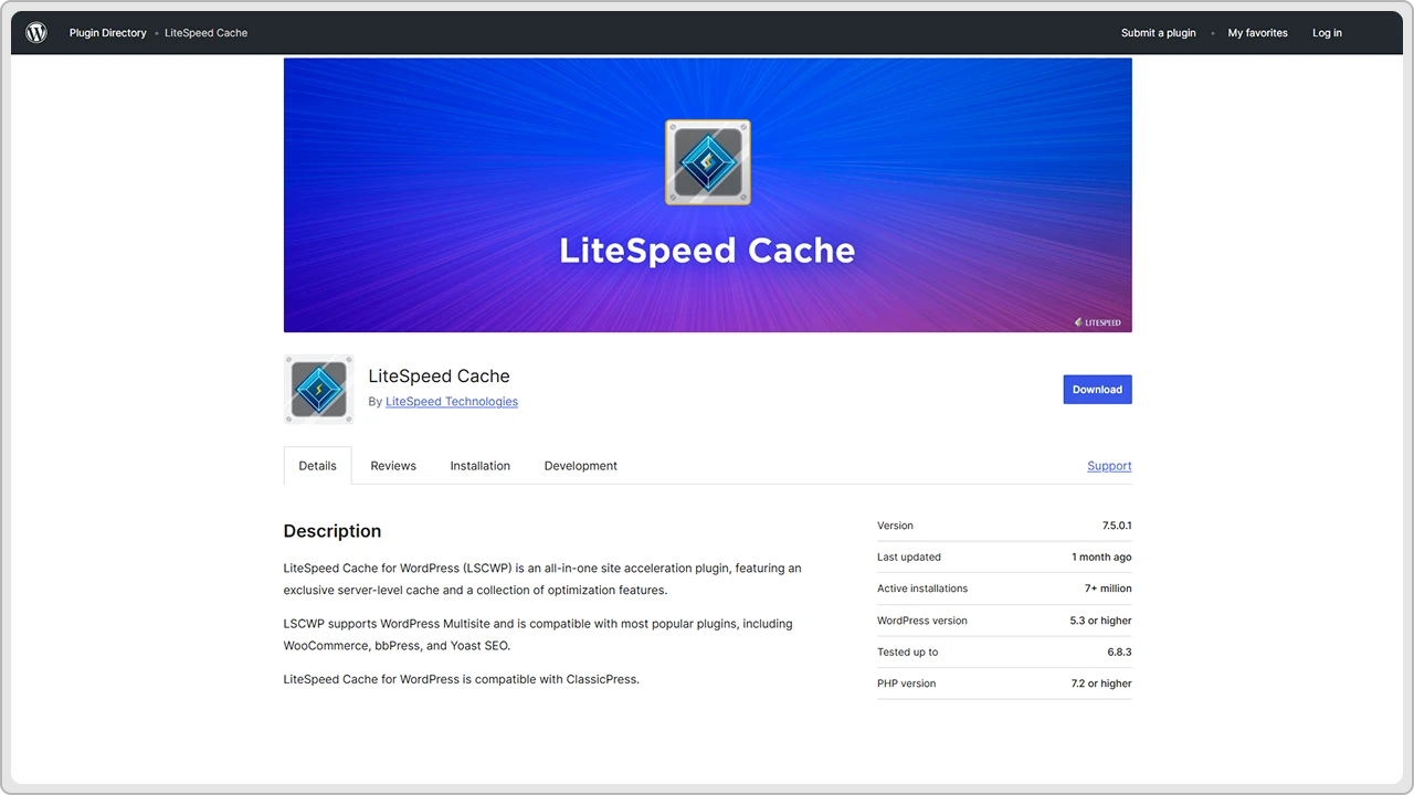 LiteSpeed Cache