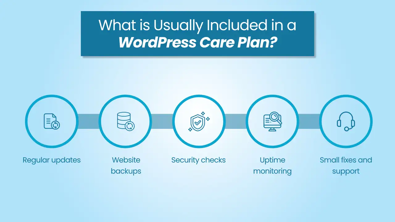 What is Usually Included in a WordPress Care Plan